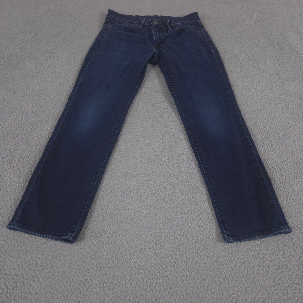 Levi's Jeans Mens 32x30 Dark Wash‎ 511 Slim Leg Stretch Denim Blue Pants Preppy